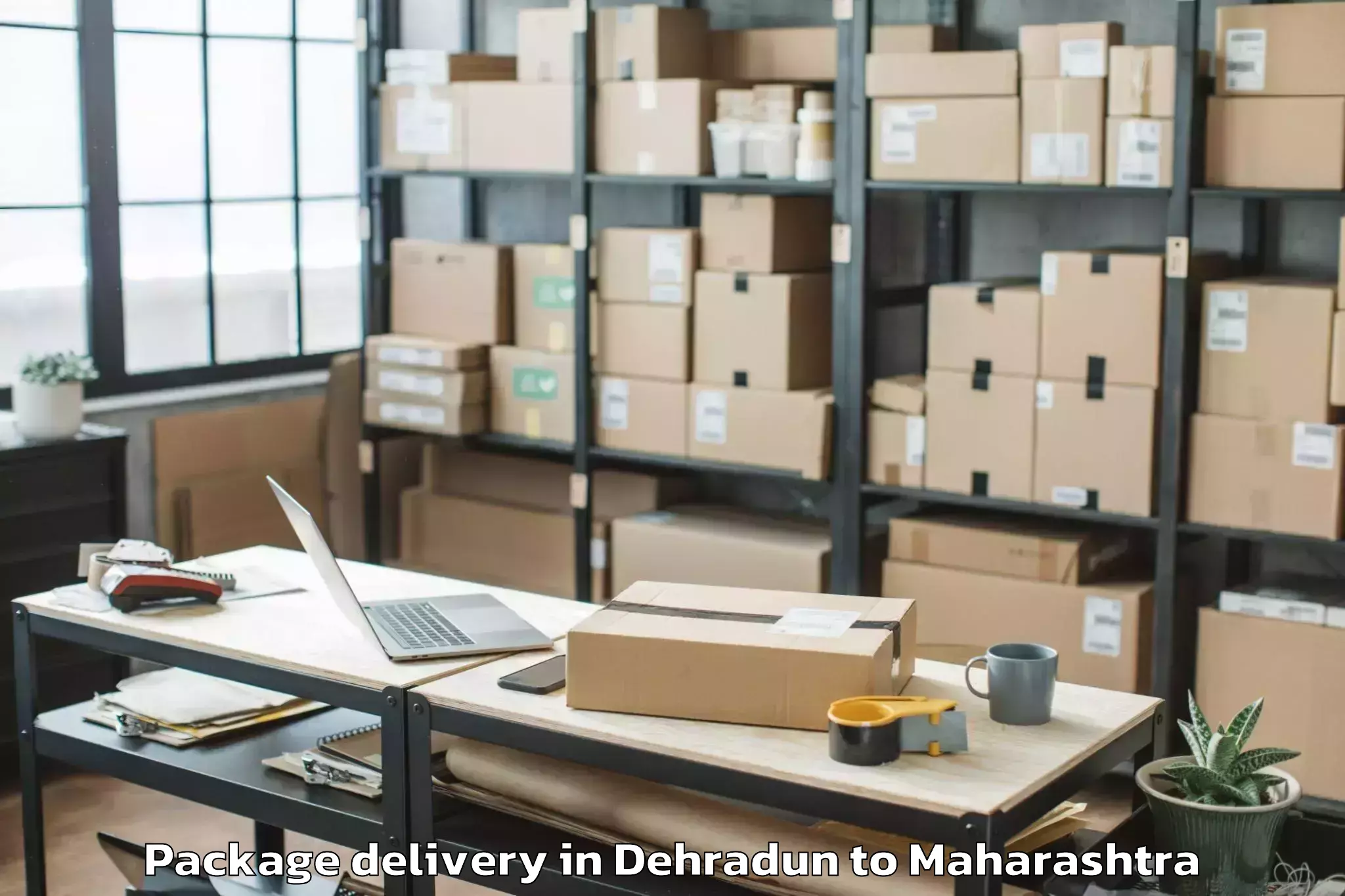 Quality Dehradun to Pimpalgaon Baswant Package Delivery